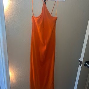 Zara Midi Ribbed Dress